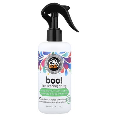 Kids, Boo Lice Scaring Spray, 8 fl oz (237 ml)