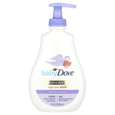 Baby, Sensitive Skin Care, Night Time Wash, Calming Moisture, 13 fl oz (384 ml)
