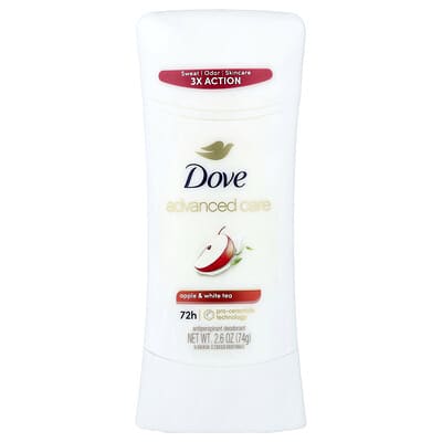 Антиперспирант-дезодорант Dove Advanced Care, Apple & White Tea, 2.6 oz (74 g)