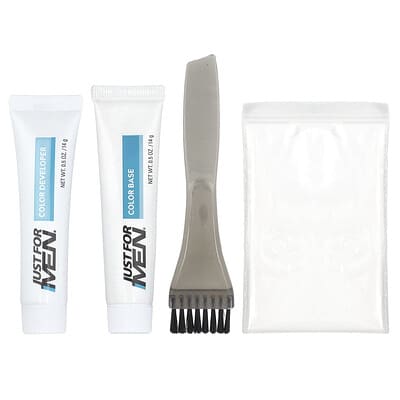 Mustache & Beard, Brush-In Color Gel, M-10/15 Blond , 1 Multiple Application Kit