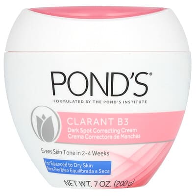 Clarant B3 Dark Spot Correcting Cream, For Balanced to Dry Skin, 7 oz (200 g)