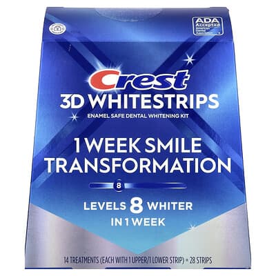 3D Whitestrips™, набор для безопасного отбеливания зубов, 28 полосок