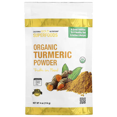 Superfoods, органический порошок куркумы, 4 oz (114 g)