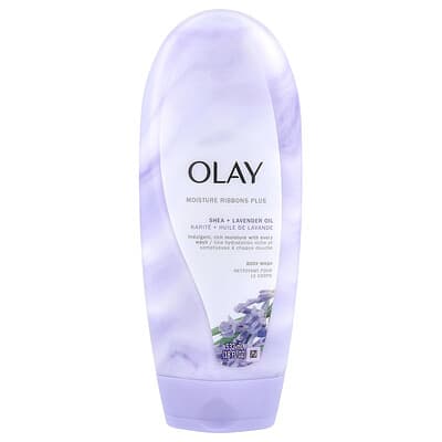 Moisture Ribbons Plus, Body Wash, Shea + Lavender Oil, 18 fl oz (532 ml)