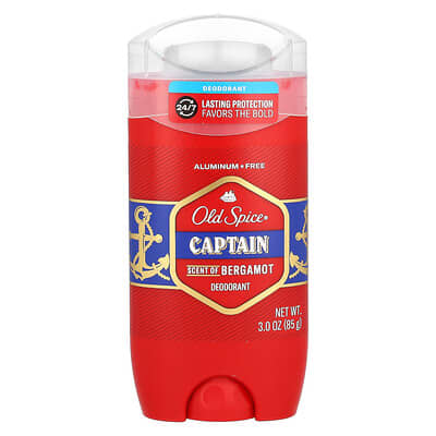 Deodorant, Captain, Bergamot, 3 oz (85 g)