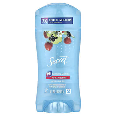 48 Hour Clear Gel, Antiperspirant/Deodorant, Refreshing Berry, 2.6 oz (73 g)