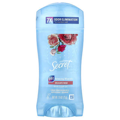 Антиперспирант/дезодорант 48 HR Clear Gel, Delicate Rose, 2.6 oz (73 g)