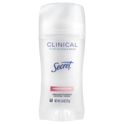 Secret антиперспирант/дезодорант, 72 HR Invisible Solid, 2.6 oz (73 g)