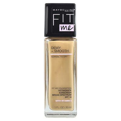 Fit Me®, Dewy + Smooth Foundation, 220 Natural Beige, 1 fl oz (30 ml)