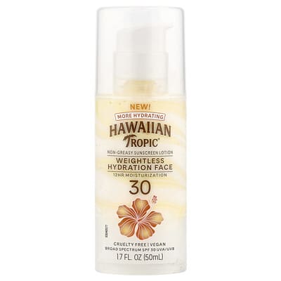 Weightless Hydration Face Sunscreen Lotion, SPF 30 , 1.7 oz (50 ml)
