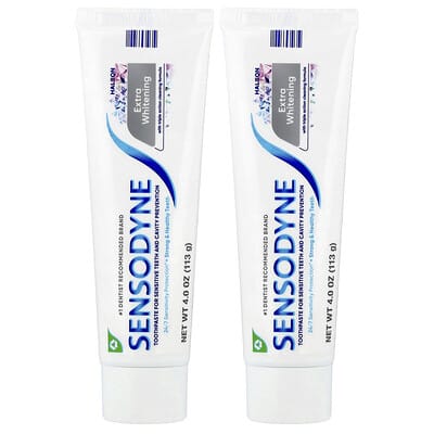 Extra Whitening Toothpaste, Twin Pack, 2 тюбика, 4 oz (113 g) каждый
