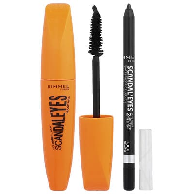 Scandal Eyes тушь с водостойким гелевым карандашом, 003 Extreme Black, набор из 2 шт