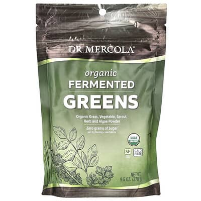 Organic Fermented Greens, 9.5 oz (270 g)