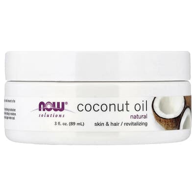 Solutions, Coconut Oil, Natural,  3 fl oz (89 ml)