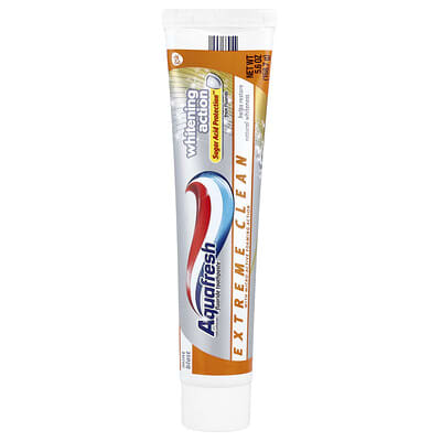 Зубная паста Aquafresh Extreme Clean, отбеливающая, мятная, 5.6 oz (158.7 g)