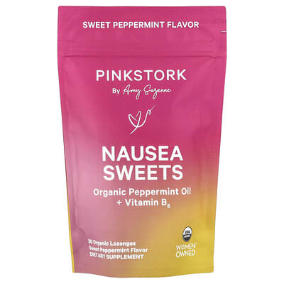 Nausea Sweets Мятные леденцы органические, 30 шт.