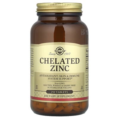 Хелатный цинк, 250 таблеток (22 mg на таблетку)