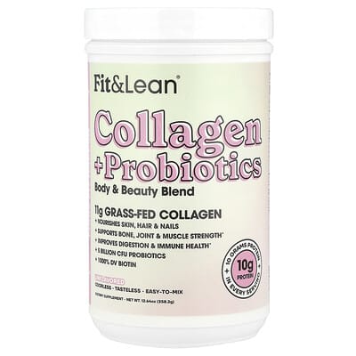 Collagen + Probiotics, Unflavored, 12.64 oz (358.2 g)