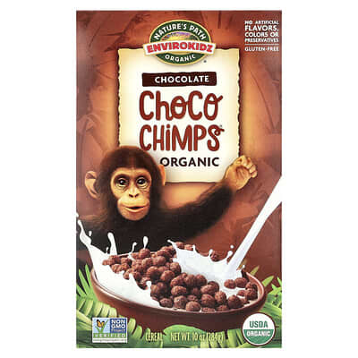 EnviroKidz, Organic Choco Chimps®, Chocolate , 10 oz (284 g)