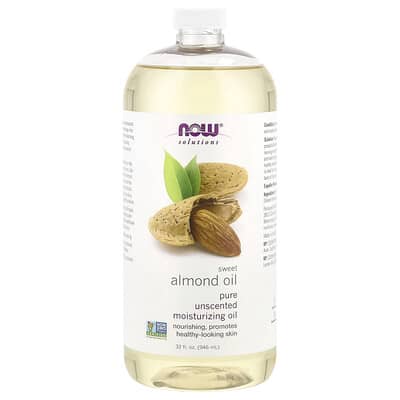 Solutions, масло сладкого миндаля, без аромата, 32 fl oz (946 ml)