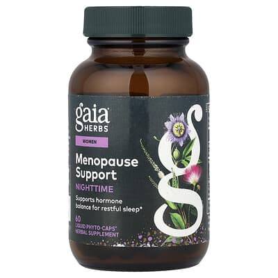 Gaia Herbs Женский комплекс для поддержки при менопаузе, ночной, 60 капсул
