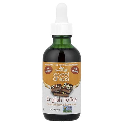 Sweet Drops®, Английская ириска, 2 fl oz (60 ml)