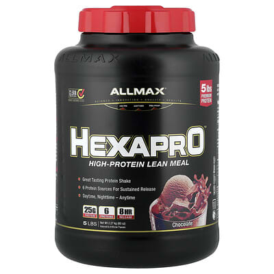Hexapro™, высокобелковое питание, шоколад, 5 lbs (2.27 kg)