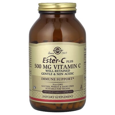 Ester-C® Plus, витамин C, 500 mg, 250 растительных капсул
