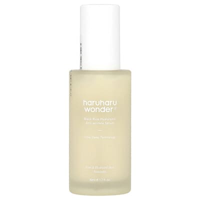 Haruharu Wonder®, сыворотка с черным рисом и гиалуроновой кислотой против морщин, 1.7 fl oz (50 ml)