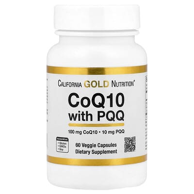 CoQ10 с PQQ, 60 вегетарианских капсул
