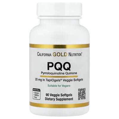 PQQ, 20 mg, 90 вегетарианских мягких капсул