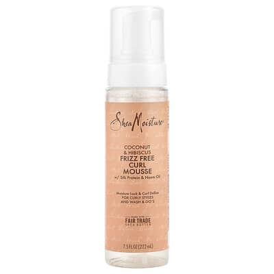 Мусс для кудрей Frizz Free, кокос и гибискус, 7.5 fl oz (222 ml)