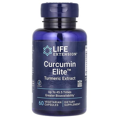Curcumin Elite™, экстракт куркумы, 60 вегетарианских капсул