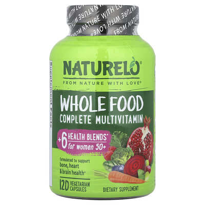Whole Food Complete Multivitamin, For Women 50+, 120 Vegetarian Capsules