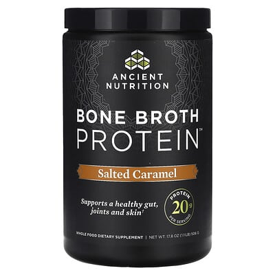 Bone Broth Protein, Salted Caramel, 1.1 lb (506 g)