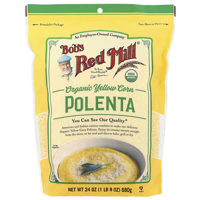 Organic Yellow Corn Polenta кукурузная крупа 24 oz (680 g)