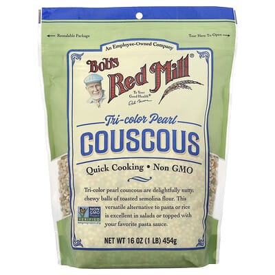 Tri-Color Pearl Couscous, 16 oz (454 g)