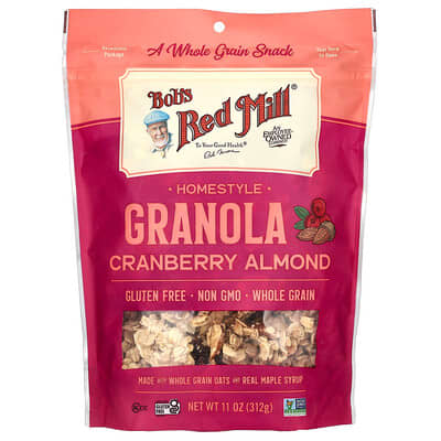 Домашняя гранола Bob's Red Mill Cranberry Almond, 11 oz (312 g)