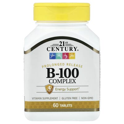 B-100 Complex, Prolonged Release, 60 Tablets