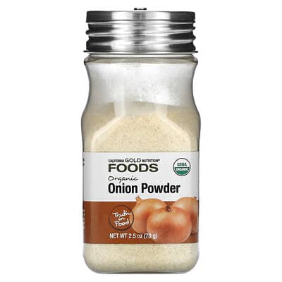 Пищевой продукт, органический лук в порошке, 2.5 oz (70 g)