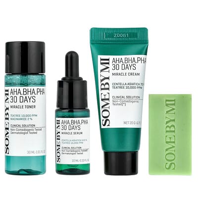 AHA.BHA.PHA 30 Days Miracle Starter Kit Edition, 4 Piece Kit