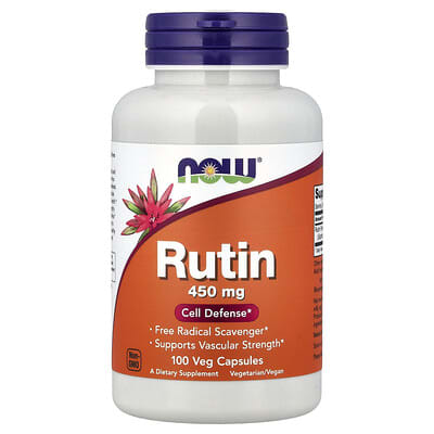 Rutin, 450 mg, 100 вегетарианских капсул