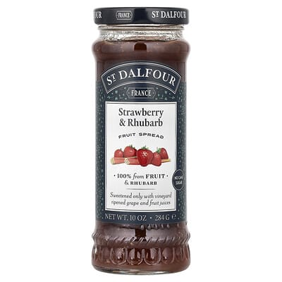 Strawberry & Rhubarb Fruit Spread ,  10 oz (284 g)