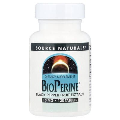 BioPerine®, 10 mg, 120 Tablets