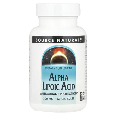 Альфа-липоевая кислота, 300 mg, 60 капсул