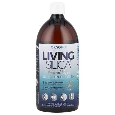 Orgono® Living Silica®, Бустер коллагена, 22.5 mg, 33.8 fl oz (1 L)