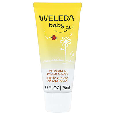 Baby, Calendula Diaper Cream, 2.5 fl oz (75 ml)