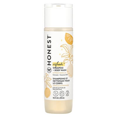 Refresh Shampoo + Body Wash, Citrus Vanilla , 10 fl oz (295 ml)