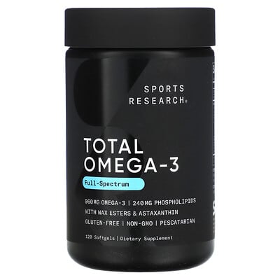 Total Omega-3, 120 мягких капсул