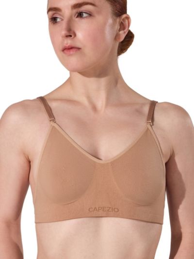 Женский бесшовный прозрачный бюстгальтер Capezio